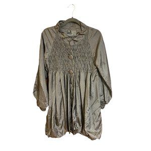 Ryu Anthropologie Dress Trench Coat Medium